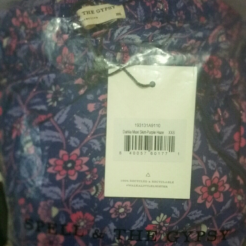 New spell Bravehearts dahlia skirt purple haze XXS - Picture 8 of 8